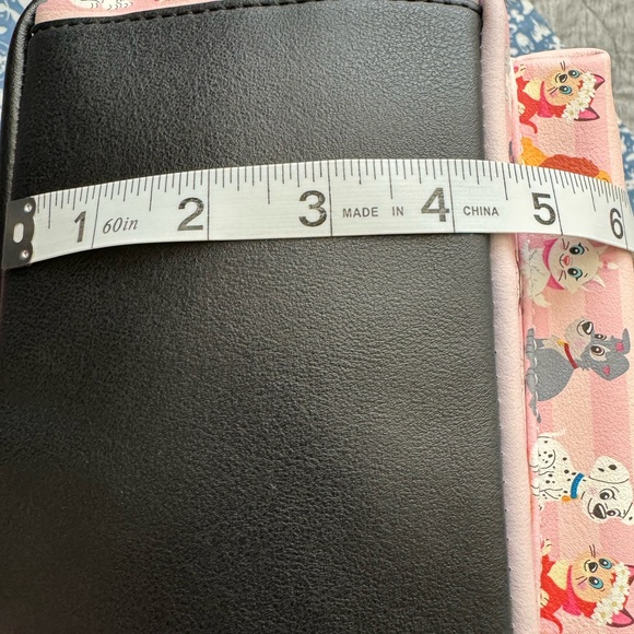 Loungefly Disney Dogs & Cats Pink Striped Backpack - Picture 5 of 6